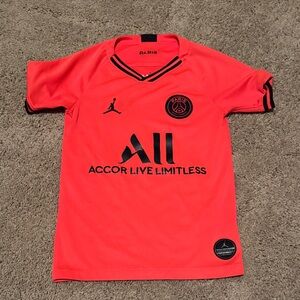 PSG Youth Small Kids Bright Red Soccer Jersey